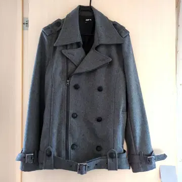 다크 그레이 라이더 자켓 코트 XL