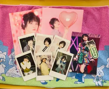 무지개 네이비 오카다 아야메 과거 폴라로이드 굿즈 세트