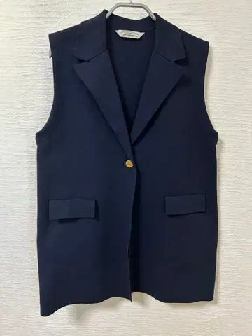 TORRAZZO DONNA 네이비 니트 테일러 베스트