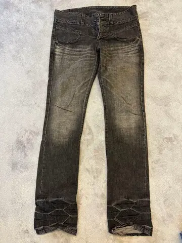 perfect blue 스트레이트 데님 팬츠