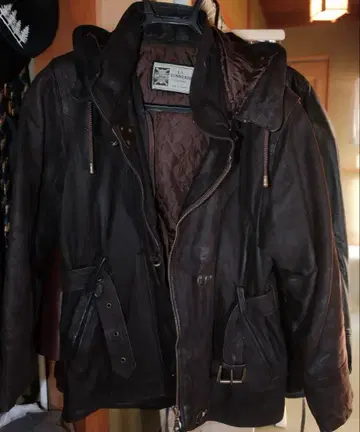 [ 프랑스 제 ] LA TANNERIE - 빈티지 레더 후디