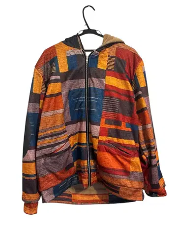 기하학 패턴 점퍼/블루종 오리지널 브랜드