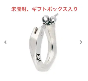 [ 미사용 새상품 ] LION HEART 한쪽 귀용 후프 귀걸이 실버
