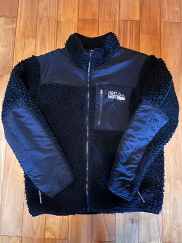 퍼스트 다운 플리스 자켓 블랙 M