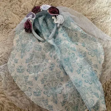 디즈니 호른티드 맨션 신부 베일 포함 머리띠