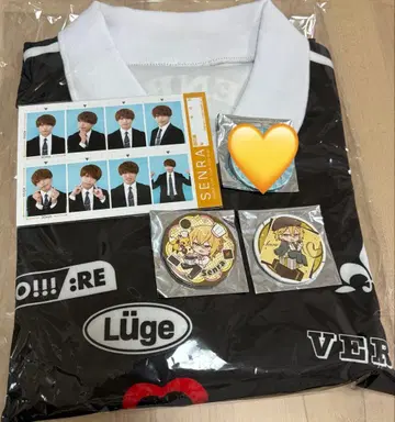 센라 롱 T셔츠 캔뱃지 시크레