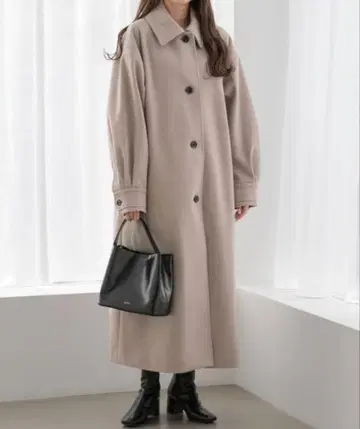 Heather 울리테크/2way 롱 코트