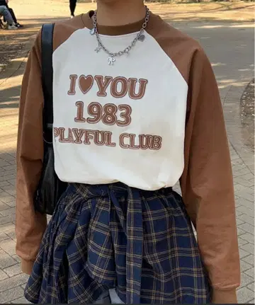 napinna maison x 4sisters 래글런 롱 T