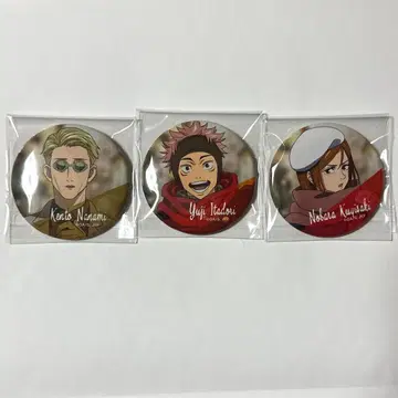 주술회전 겨울날 이타도리 나나미 쿠기사키 캔뱃지