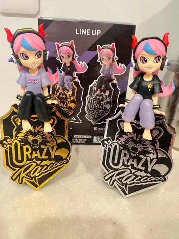 URAZY Raccoon 피규어 2체 세트