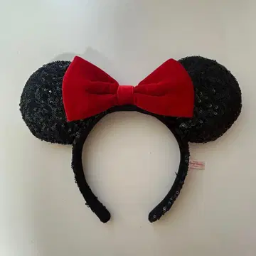 미니 머리띠 벨로아 리본 스팽글