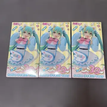 하츠네 미쿠 Fashion 피규어 Fancy 3개 세트