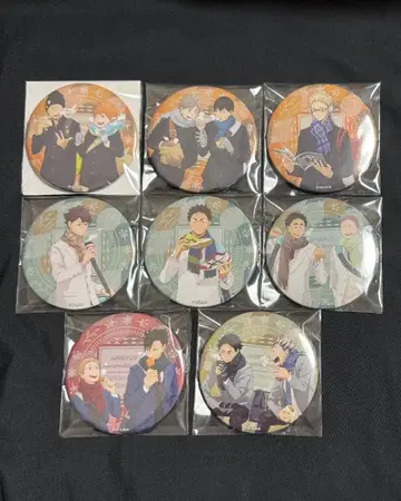 하이큐 TO THE TOP 캔뱃지 Autumn Winter 컴프