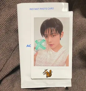 TXT 영준 사인 포함 인스턴트 사진 폴라로이드