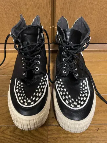 [ GEORGE COX ] 하이컷 스니커즈 블랙