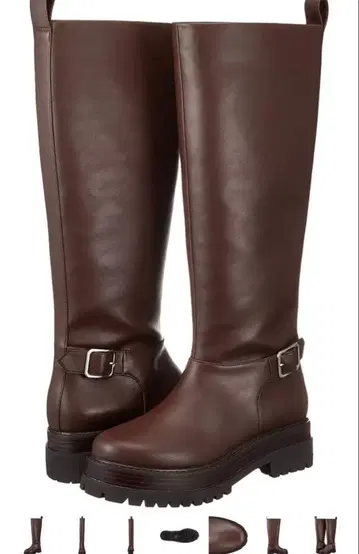 스나이델 snidel 엔지니어 롱 부츠 S 사이즈 브라운