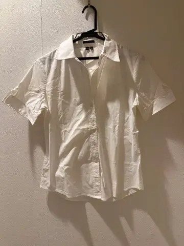 theory 반팔 버튼 셔츠 M 화이트