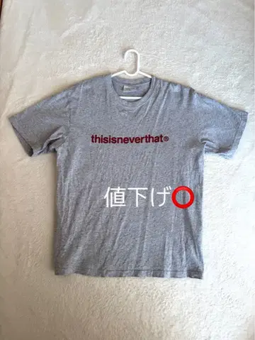 thisisneverthat 그레이 T셔츠 반팔