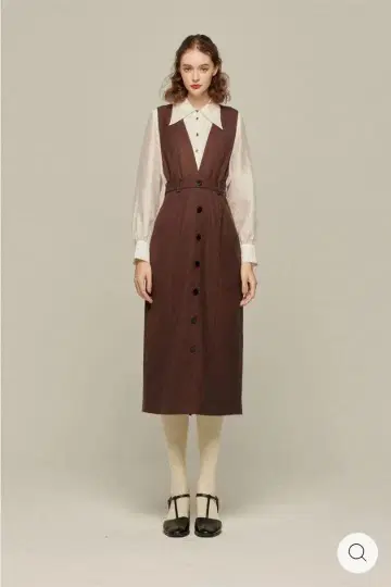 TNEWTIES [조금 부은 다리] 2way 살로펫 원피스 - Brown