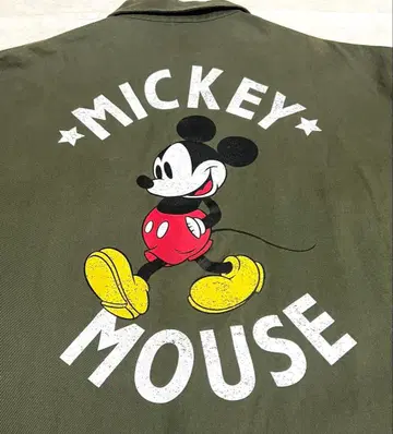 디즈니 미키 L 셔츠 버튼