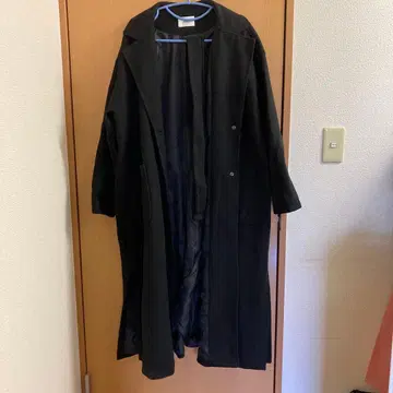 [ 거의 미사용 ] Hug.u 롱 체스터 코트