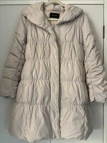 온워드 카시야마 후드 부착 다운 자켓 M 라이트 그레이