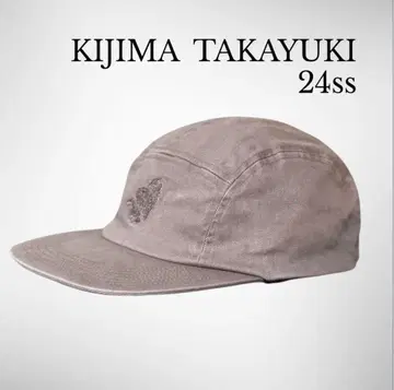 KIJIMA TAKAYUKI 24SS 빈티지 가공 코튼 캡
