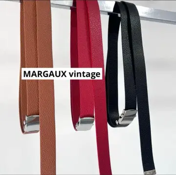 [ MARGAUX VINTAGE ] 2025AW 가죽 GI 벨트 블랙