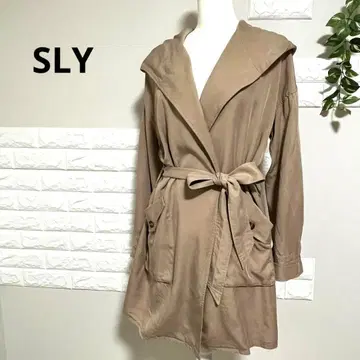 SLY 스라이 코트 후드 리오셀 베이지 여성용 S 새상품급