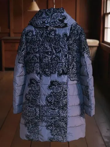 desigual 페이즐리 무늬 롱 코트