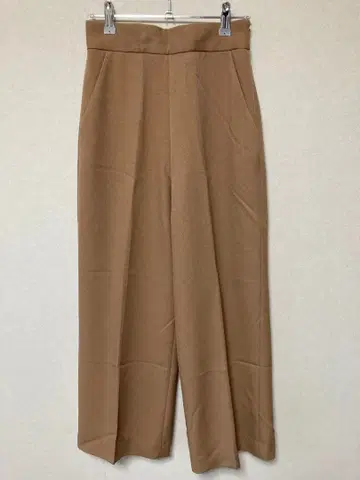 SNIDEL 하이웨스트 와이드 팬츠 베이지 0 사이즈