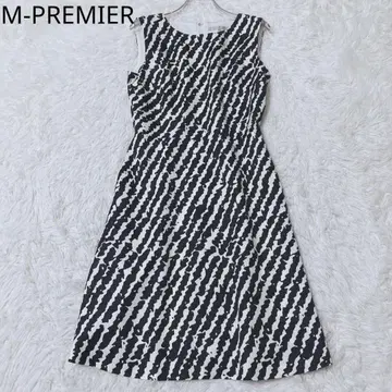 엠프리미어 원피스 슬리브리스 무릎 기장 A라인 플레어 파티