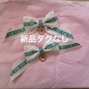 BABY 꽃의 소녀의 Harvest festival 리본 클립