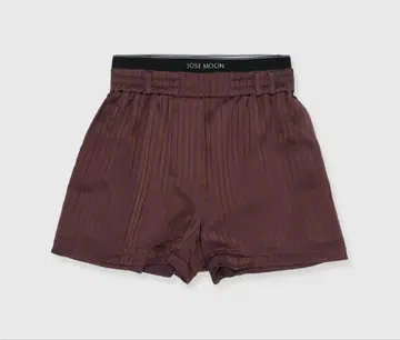새상품 josemoon /조제문 새틴 스트라이프 숏팬츠/브라운