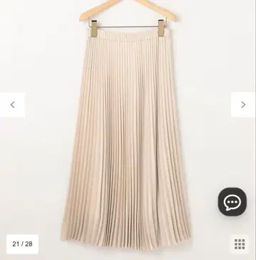 [ 쿠미쿄쿠 ] 레더라이크 플리츠 스커트