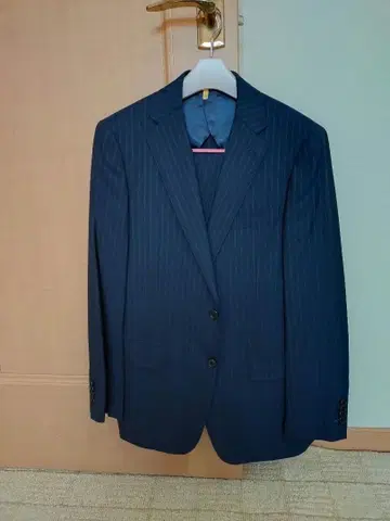 HILTON 셋업 Super130'S 울 다크 네이비 S 사이즈