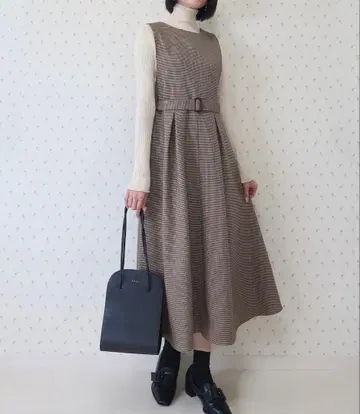 INTERPLAY x MAYUKO 2way 원피스 체크