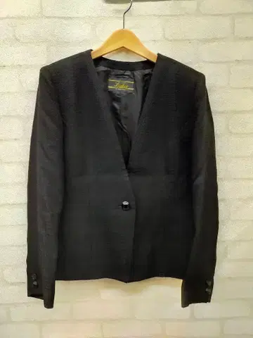 Leilian 레리안 칼라리스 자켓 노카라 블랙 11