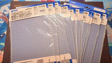 타미야 wave 플라스틱 판 1.0mm 0.5mm 0.3mm 세트