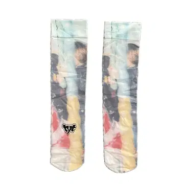 tyt 컬러풀 아트 프린트 양말 프리 사이즈