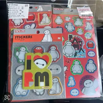 새상품 미개봉 베이맥스 디즈니 씰 씰북 세트 시마무라 수첩