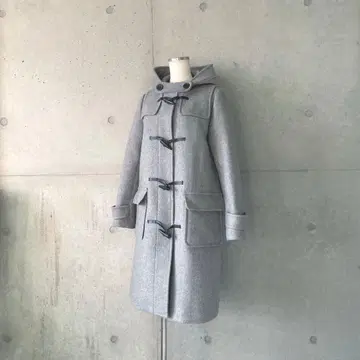 RayBEAMS 울 더플 코트 롱 그레이 S