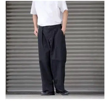 A.PRESSE 아프레쎄 USAF Hemmed Bottoms 2 블랙