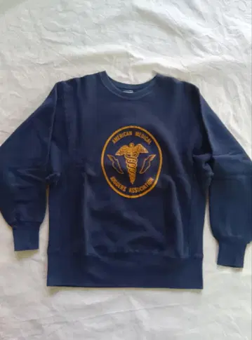 70s 빈티지 챔피온 단색 택 리버스 위브