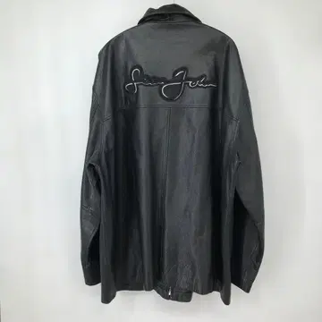 숀 존 가죽 자켓 XXL 블랙