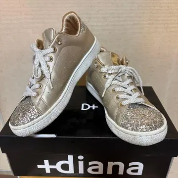 다이애나 골드 글리터 스니커즈