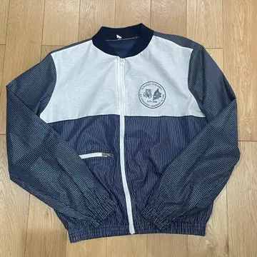 80s ASPEN 코튼 x 폴리 블루종 데드스탁 프랑스제