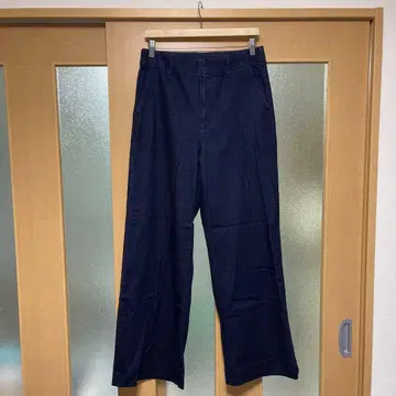 무인양품 데님 와이드 팬츠 XL