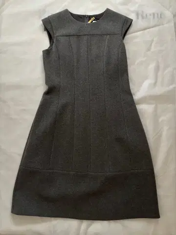 Rene 르네 울 네이비 원피스 38 그레이