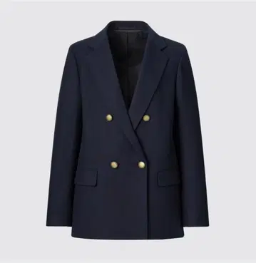 UNIQLO 더블 자켓 M NAVY